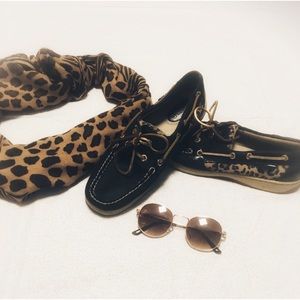 Cheetah Print Sperry Shoes